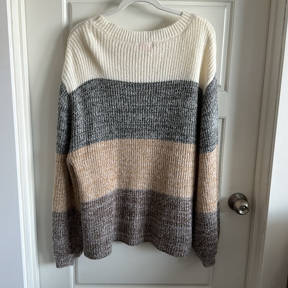 Pink Lily Colorblock Sweater - Picture 7 of 7